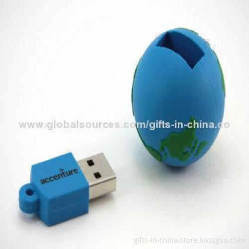 PVC 2GB USB Flash Drives, Customized Imprinted Logos and PayPal Payment Welcomed